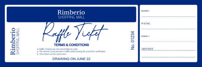 Maximalist Raffle Ticket | Raffle Contast Twitter Banner template